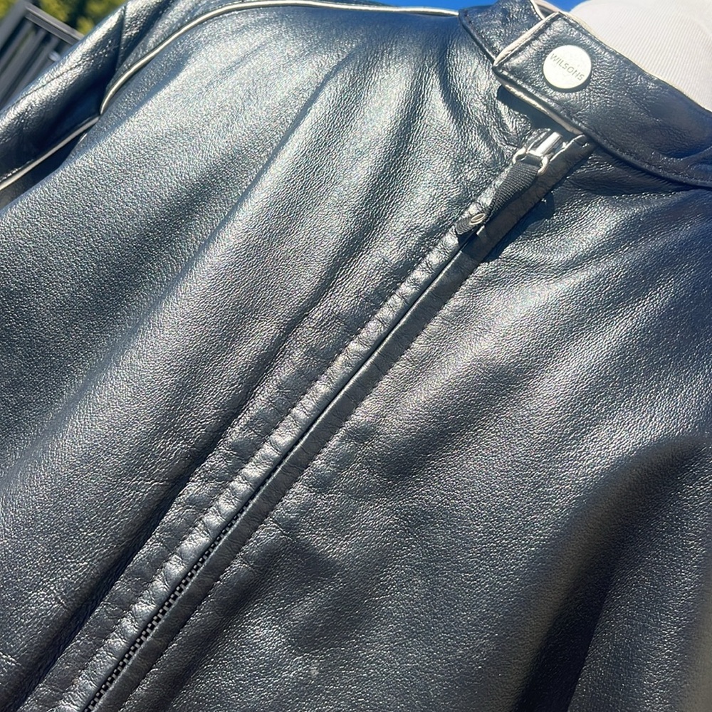 WILSONS Leather Racing Jacket - Picture 6 of 17